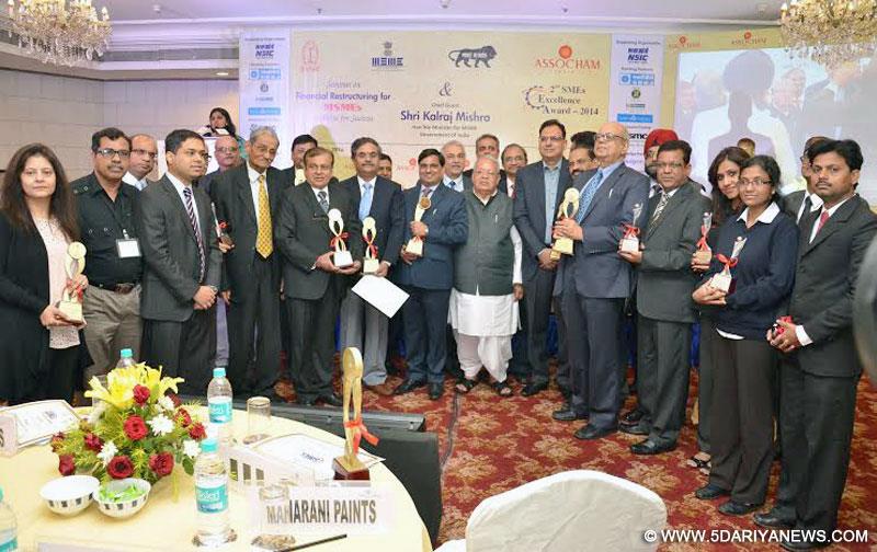 Kalraj Mishra at the inauguration of a seminar on ‘Financial Restructuring for MSMEs-Lifeline for Success’, organised by the Associated Chambers of Commerce and Industry of India (ASSOCHAM), in New Delhi on November 19, 2014.