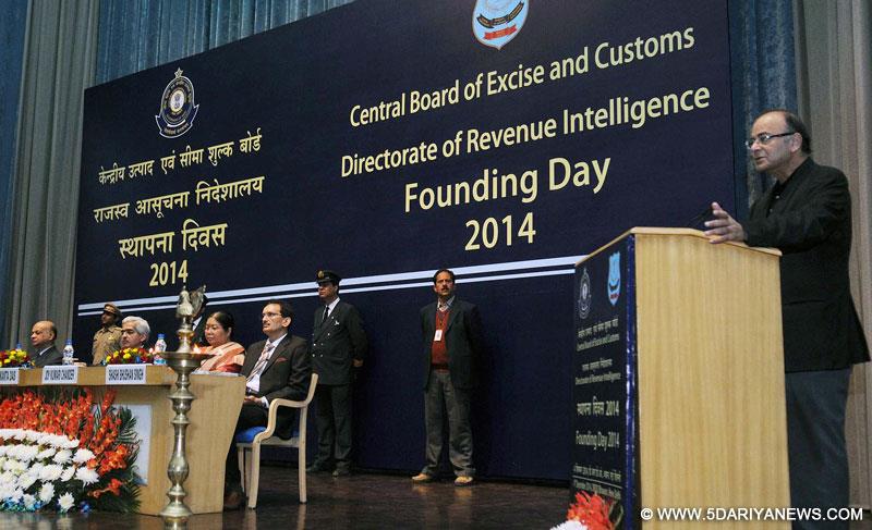  Arun Jaitley addressing at the inauguration of the two-day ‘2nd Regional Customs Enforcement Meeting’, in New Delhi on December 04, 2014.