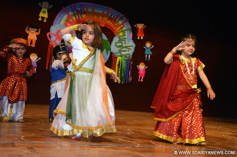 The tinytots of Eurokids, the Pre-school specialist, from Chandigarh Sector 37-D and Panchkula Sector 9 celebrated their Annual Day for the session 2014-15 at Moti Ram Arya School Auditorium, Sector 27, Chandigarh on Saturday.  