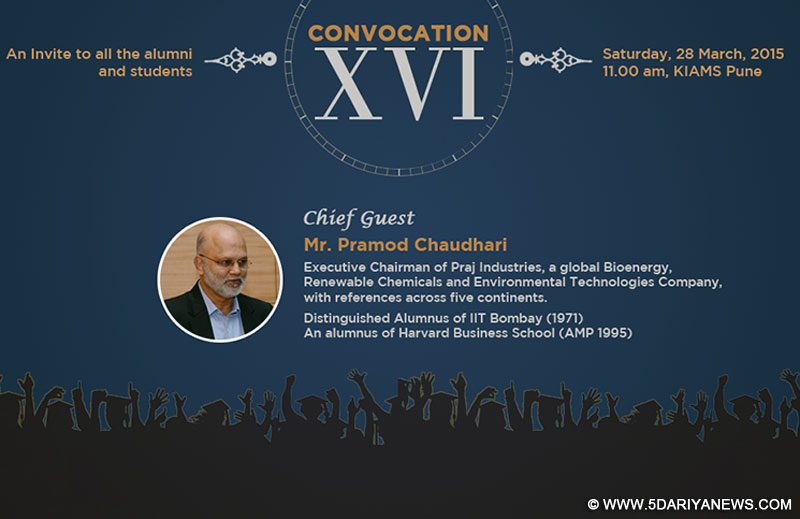 KIAMS to host its 16th Annual Convocation on 28th March, 2015