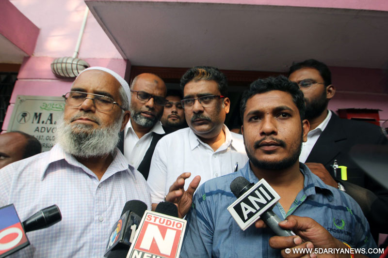 Hyderabad: The father and the brother of Viqaruddin, one of the five terror accused who were gunned down by police as they tried to escape from their custody in Telangana