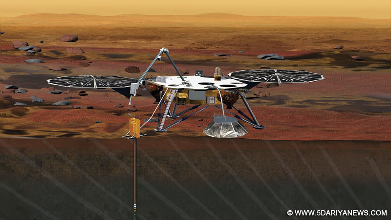 The InSight lander is about the size of a car and will be the first mission devoted to understanding the interior structure of the Red Planet.