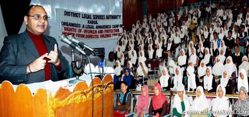 DLSA Kargil organizes awareness camp on Women Rights