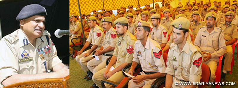 Police Durbar at Srinagar,Rajendra stresses on adopting latest methods of policing, inculcating spirit of public service