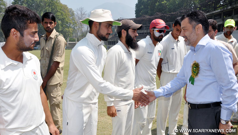 Sher-i-Kashmir Cricket Stadium to be developed as a world class sports facility : Molvi Imran Raza Ansari