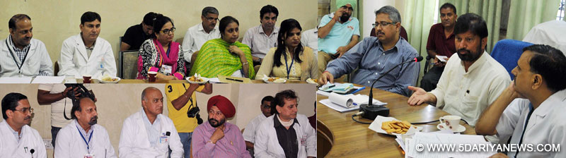 Lal Singh reviews functioning of GMC, associated hospitals
