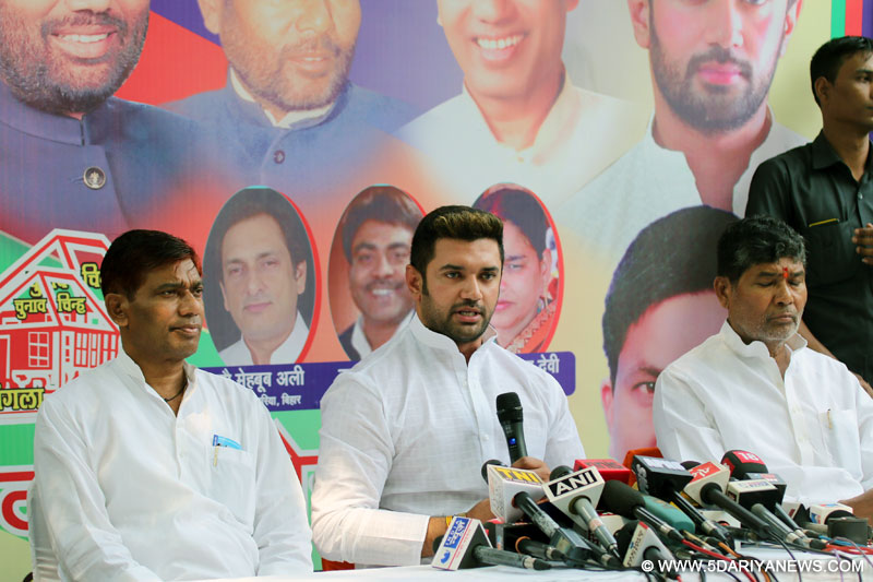 LJP announces 12 candidates in first Bihar poll list