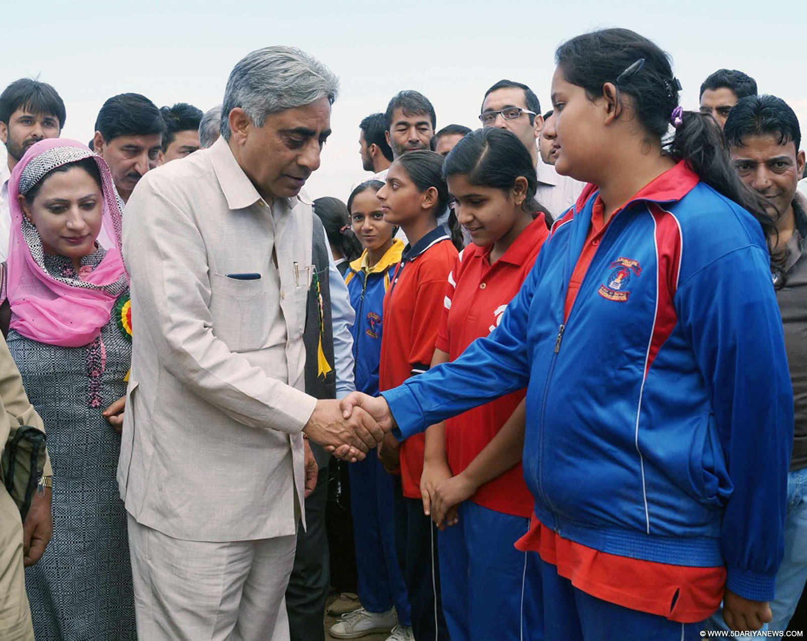 Ghulam Nabi Lone Hanjura declares State level Inter District Volleyball competition open