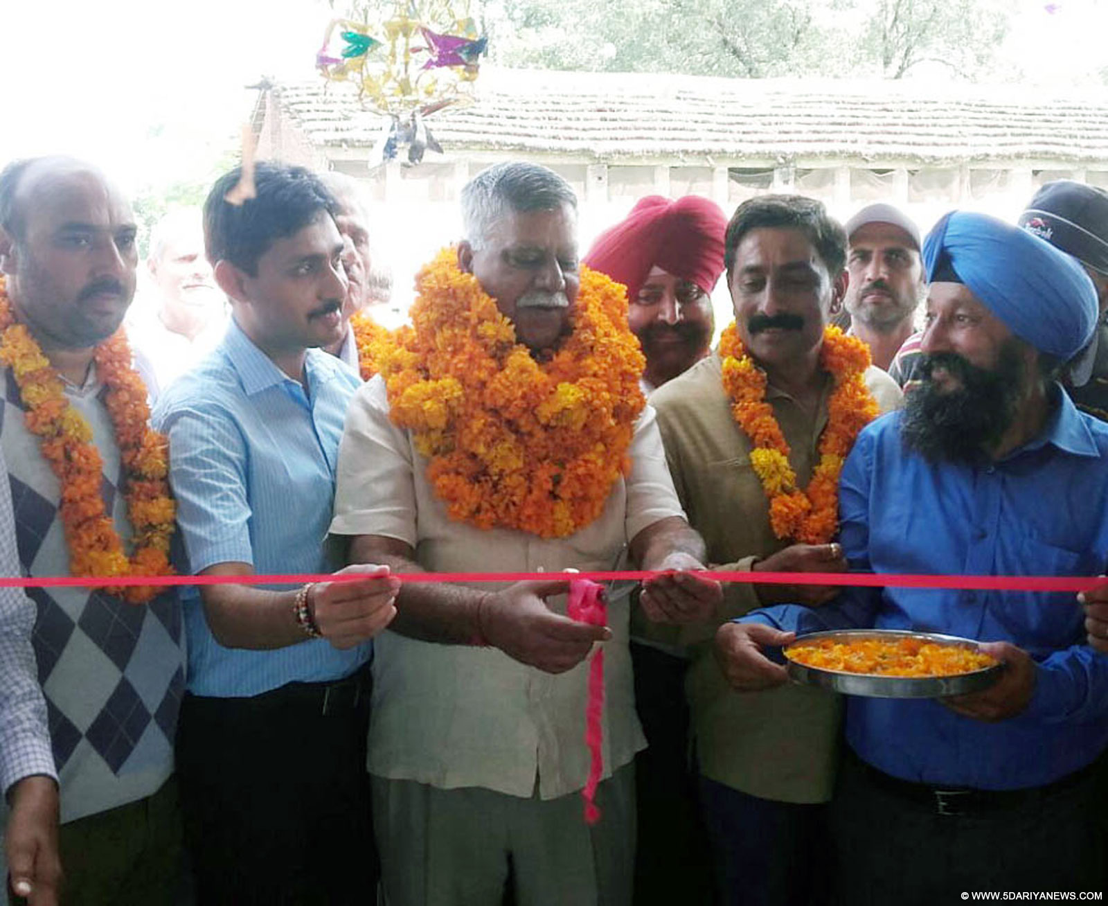 Sukhnandan visits Chatha Gujran inaugurates tile factory