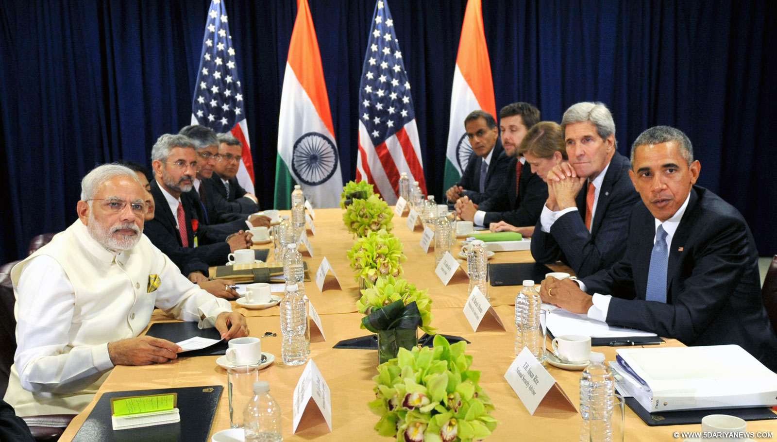 The Prime Minister, Shri Narendra Modi delivering his statement to the media, in the Joint Press Briefing with the President of United States of America (USA), Mr. Barack Obama, in New York on September 28, 2015.