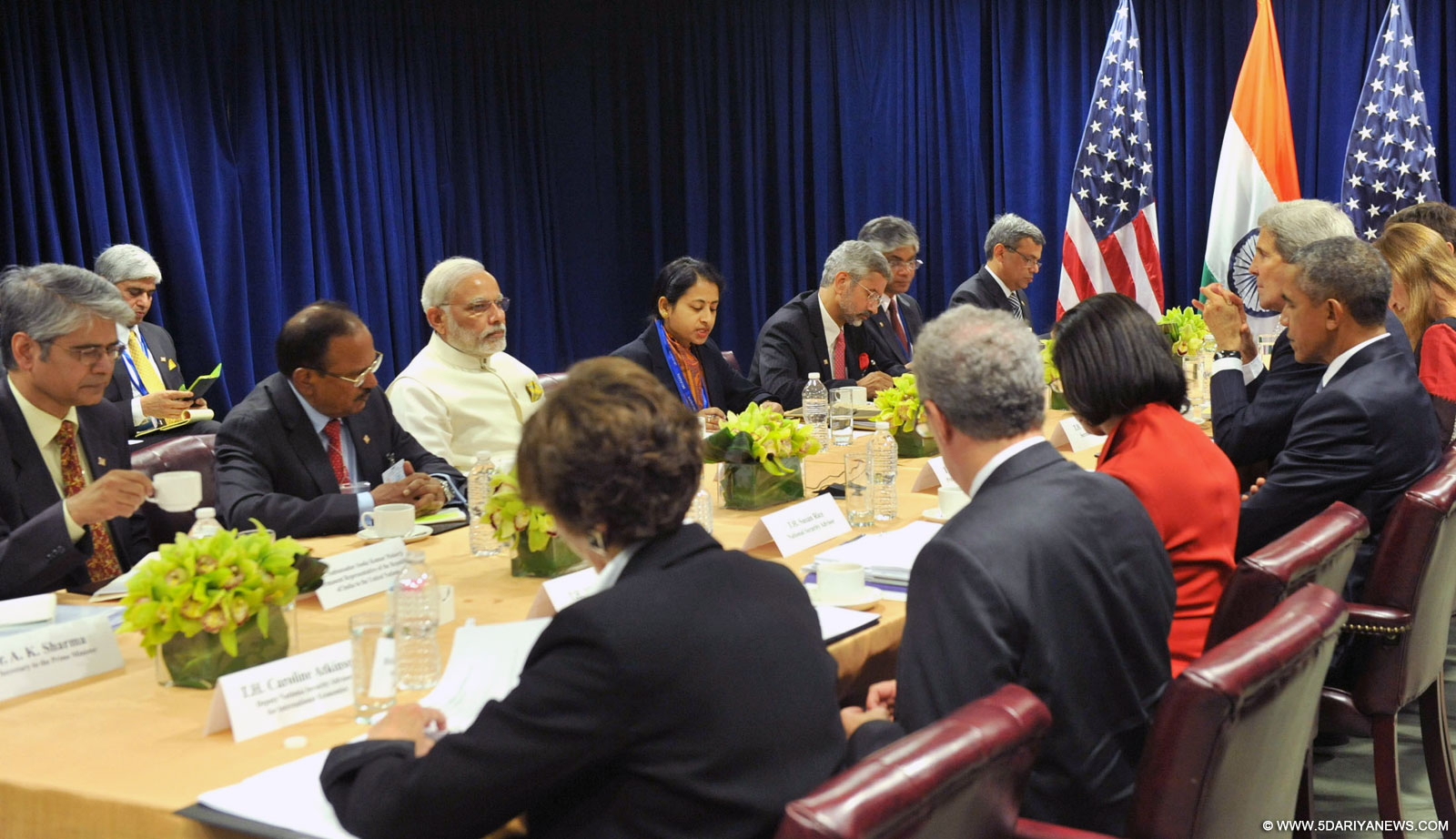 The Prime Minister, Shri Narendra Modi delivering his statement to the media, in the Joint Press Briefing with the President of United States of America (USA), Mr. Barack Obama, in New York on September 28, 2015.