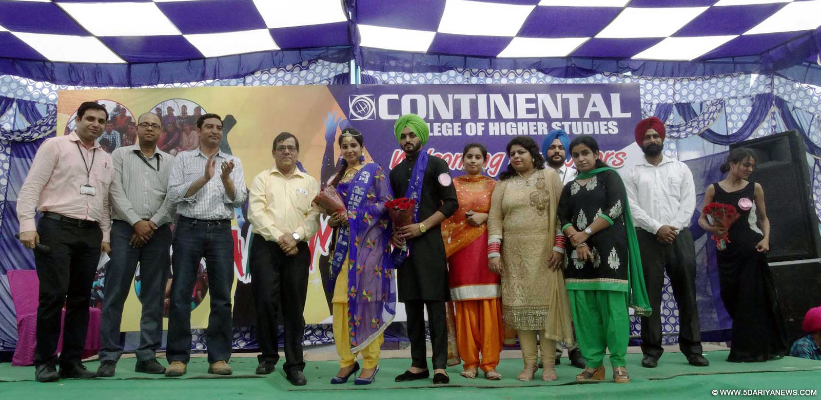 Continental College of Higher Studies celebrated fresher’s party ‘AAGMAN-2015’