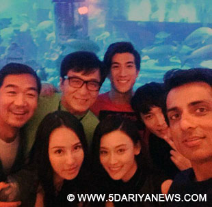 Sonu Sood dines with Jackie Chan