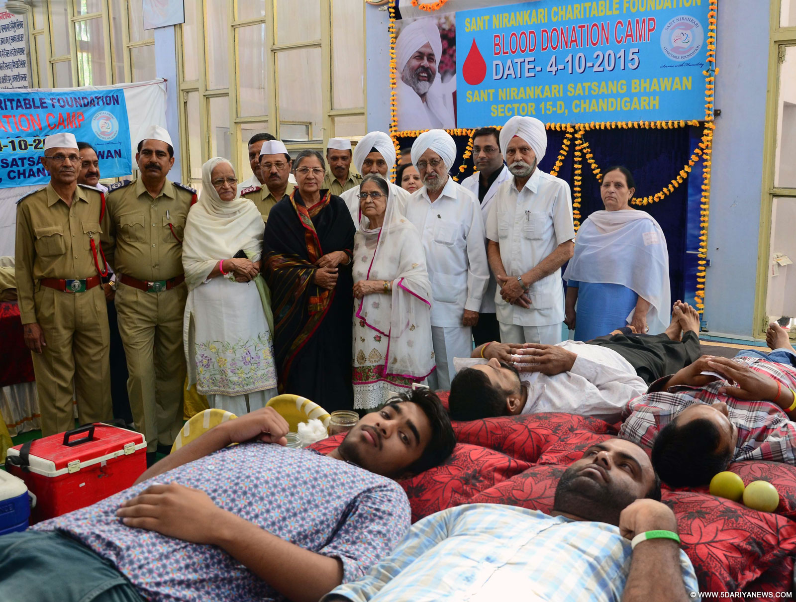 Nirankaris Flood Blood Donation Camp