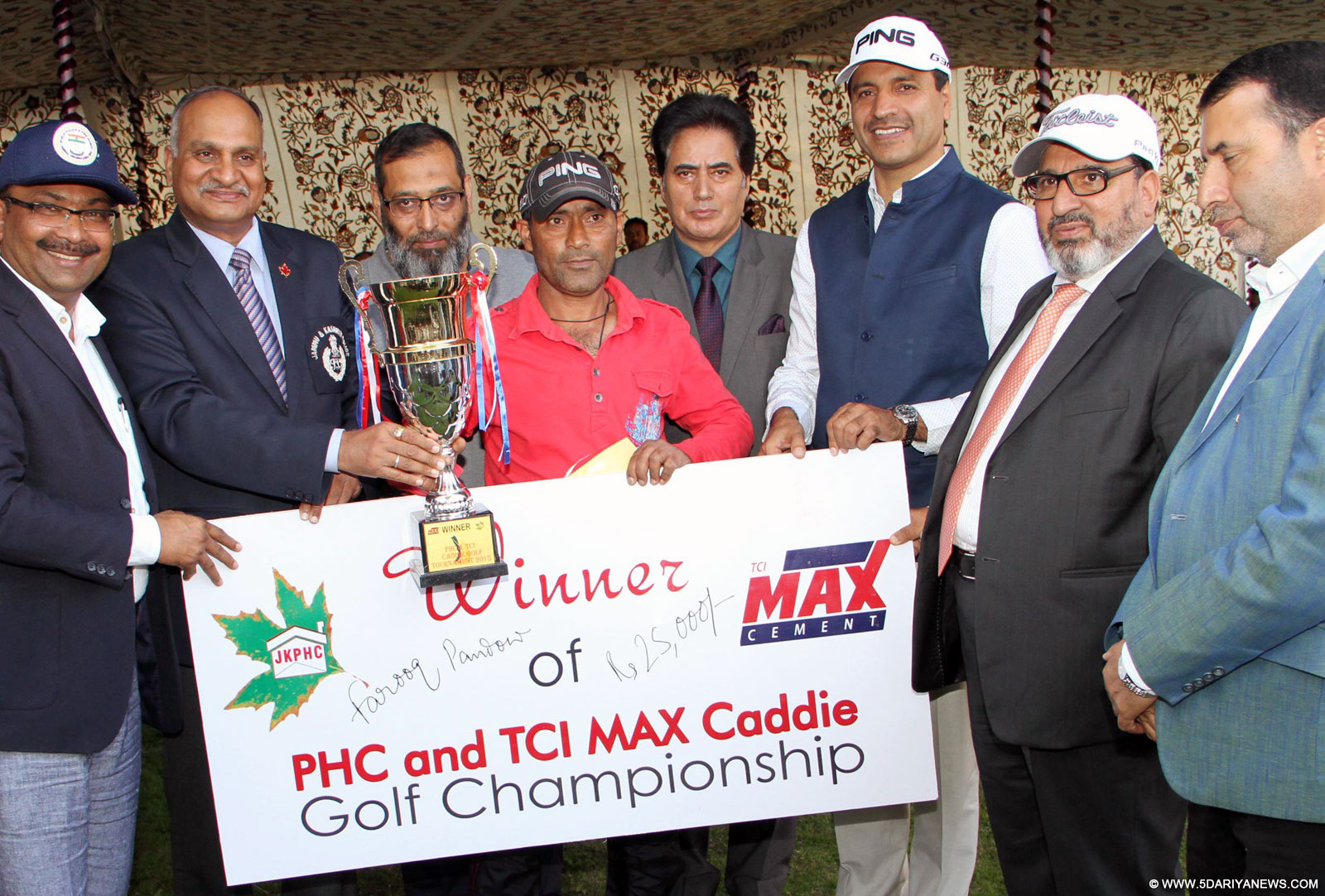 Molvi Imran Raza Ansari inaugurates Golf Tournament at Royal Springs Golf Course