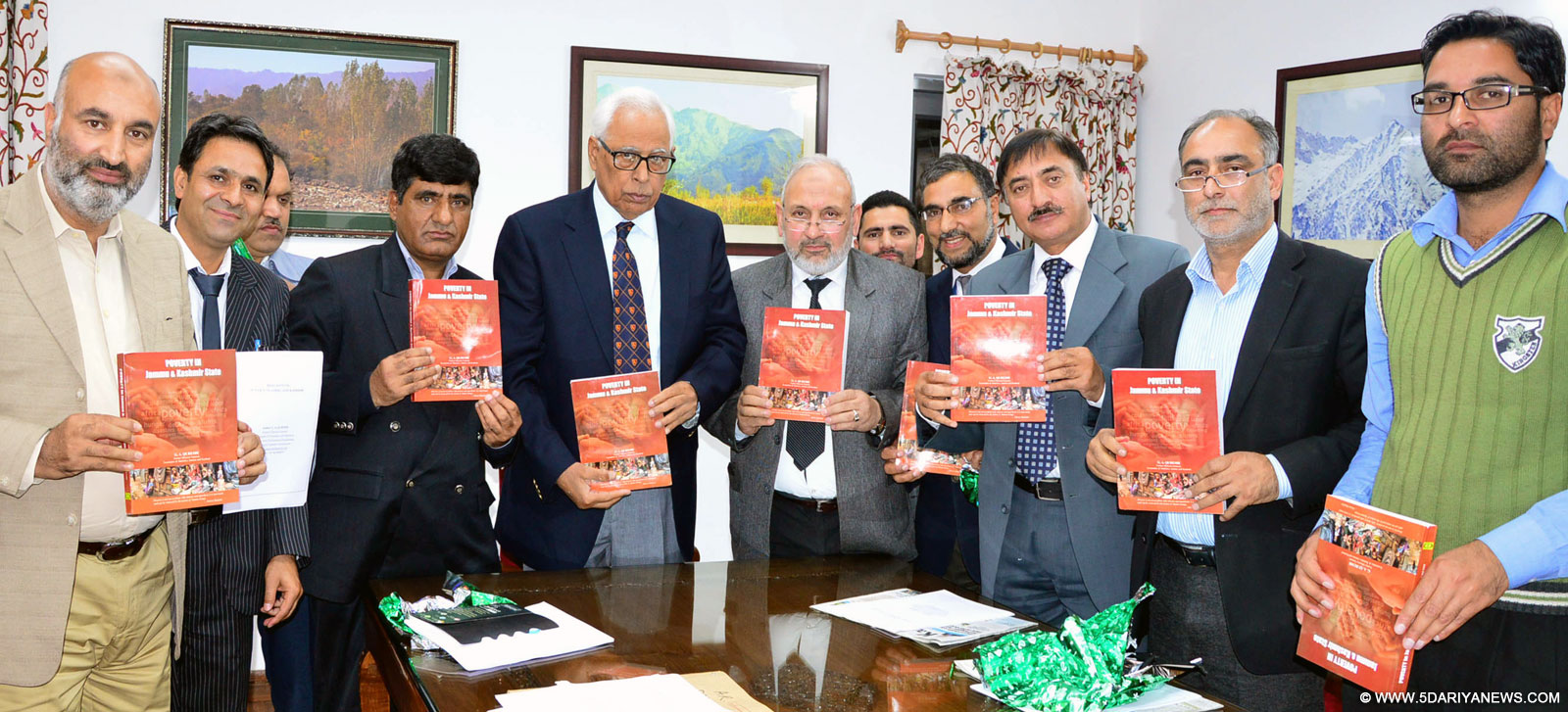 Governor releases “Poverty in Jammu and Kashmir State”