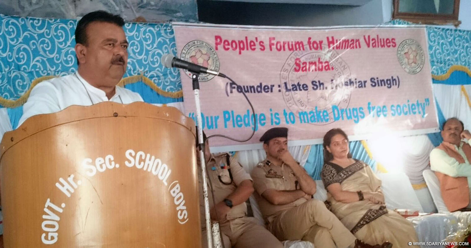 Chander Prakash Ganga emphasizes significance of drug free society for rapid growth, development