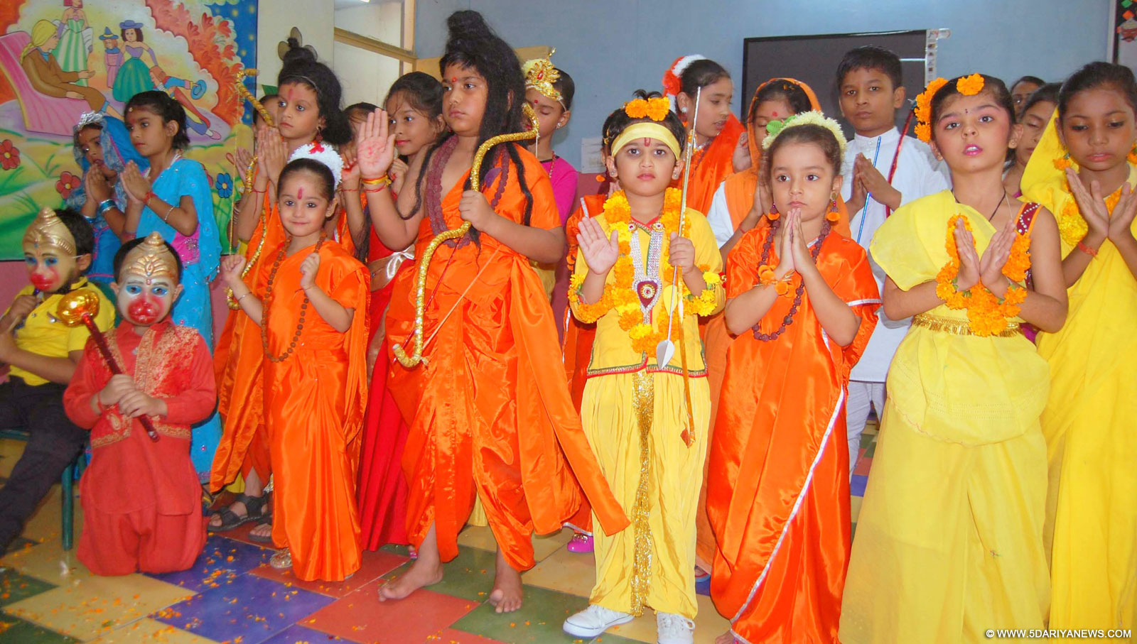 Ashmah International School celebrated Dussehra to commemorates the victory of Lord Rama