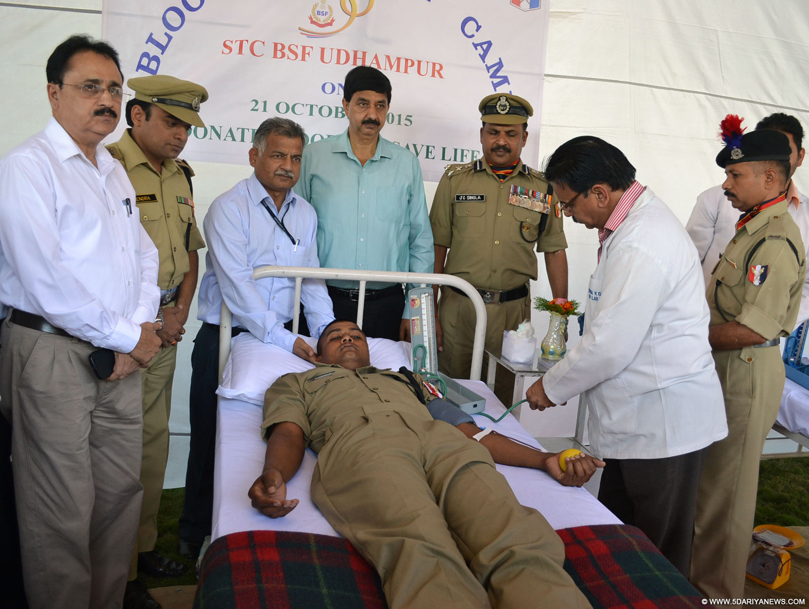 BSF 9th BN holds Blood Donation Camp at Samba