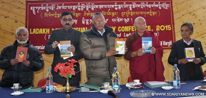 Chering Dorjay addresses 2-day Ladakh Multilingual Literary Conference at Leh
