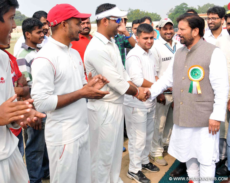 Conducive environment will be provided to sportsperson :Chaudhary Lal Singh