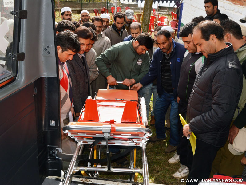 Ashraf Mir visits Khimber, takes stock of dev works