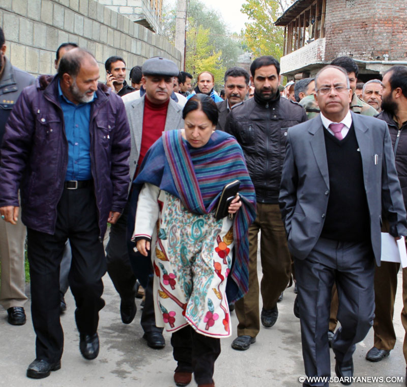 Asiya Naqash visits Hazratbal Constituency