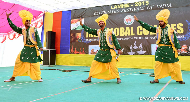 Lamhe 2015 Fresher Party Celebrations organized at Indo Global Colleges
