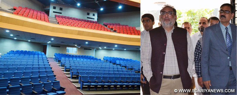 Haseeb Drabu for setting up amphitheatre in Jammu