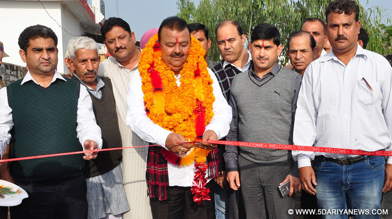 Chander Prakash Ganga inaugurates developmental works