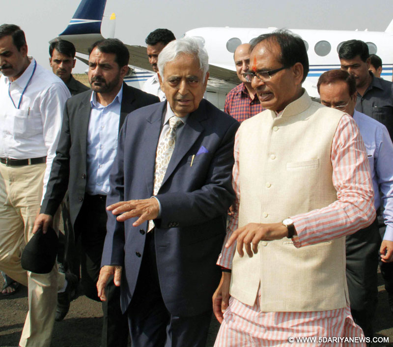 Mufti Mohammad Sayeed arrives in Chennai, to attend UEF Trade Summit