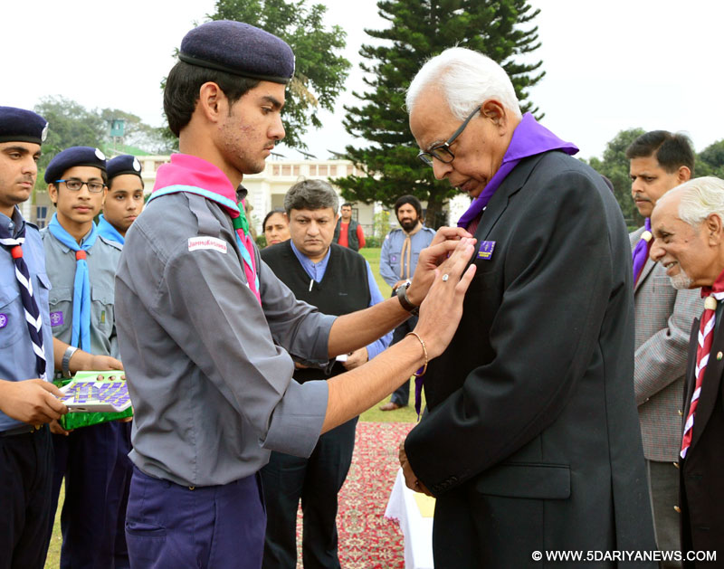 Governor calls for strengthening Scouts and Guides movement in J&K