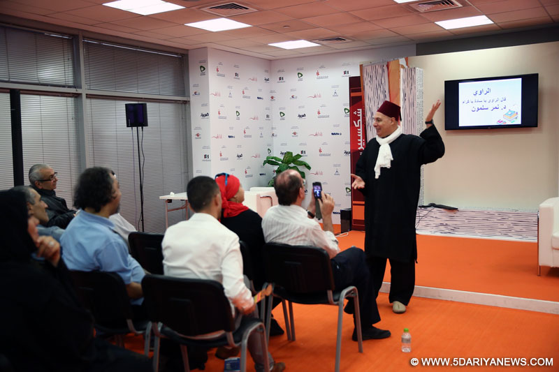 Adult Visitors to SIBF Enjoy a Storytelling Session