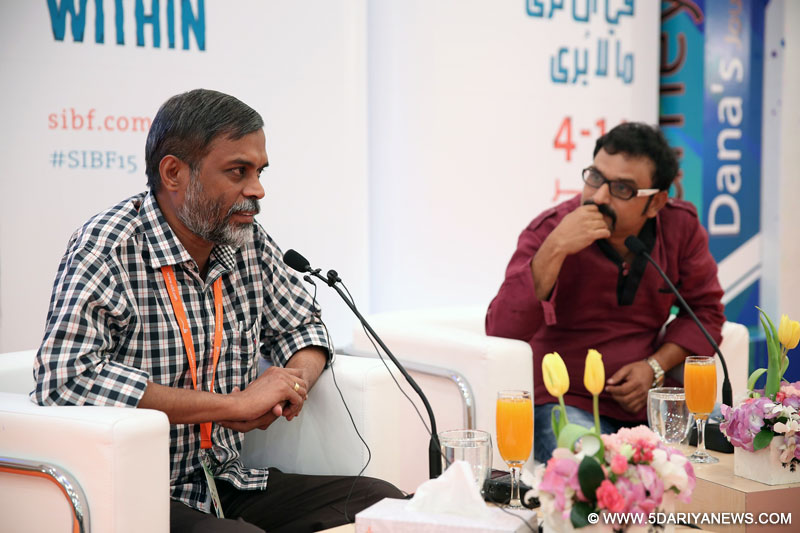 Malayalam author of bestsellers speaks about storytelling at SIBF