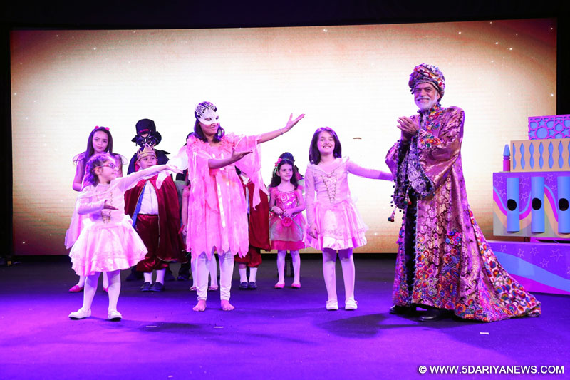 Child wizards and Princesses teach Yoga to kids at SIBF