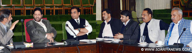 Hakeem Mohammad Yaseen chairs Govt Assurances Committee meet