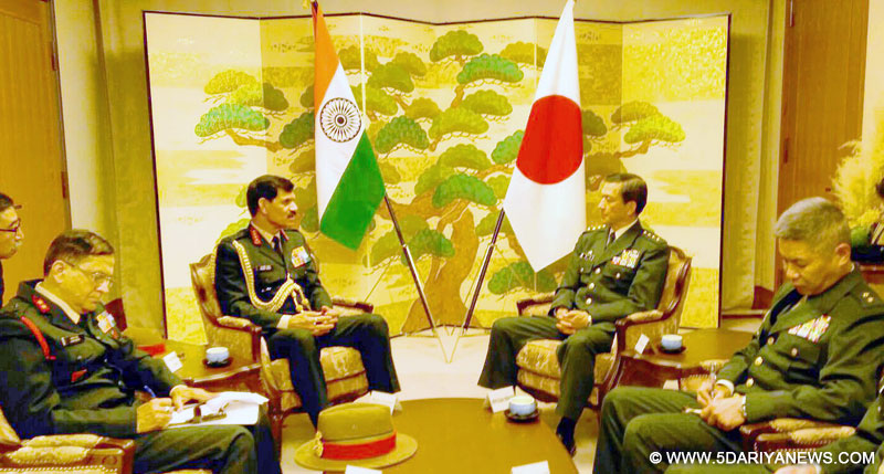 Army chief in Japan, discusses defence cooperation