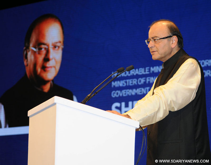 Arun Jaitley addressing at the inauguration of the 46th International Film Festival of India (IFFI-2015), in Panaji, Goa on November 20, 2015. 
