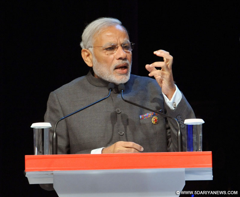 The Prime Minister, Shri Narendra Modi addressing at the ASEAN Business and Investment Summit 2015, at Kuala Lumpur, in Malaysia on November 21, 2015.