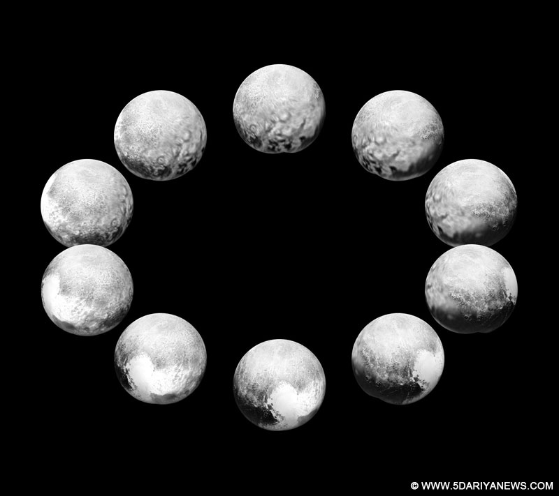 Watch a day as it unfolds on Pluto, its moon Charon