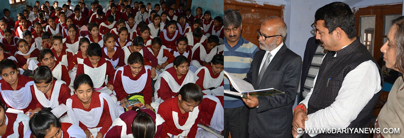 Naeem inspects educational institutions in Udhampur