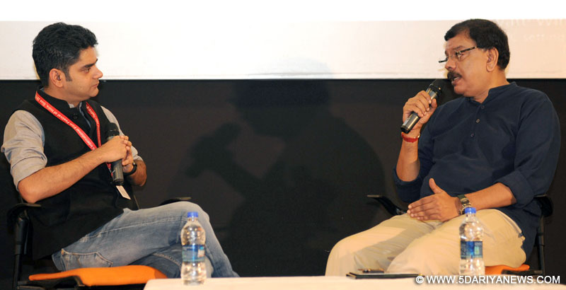 BLACK BOX in conversation with Director Priyadarshan, at the 46th International Film Festival of India (IFFI-2015), in Panaji, Goa on November 25, 2015.