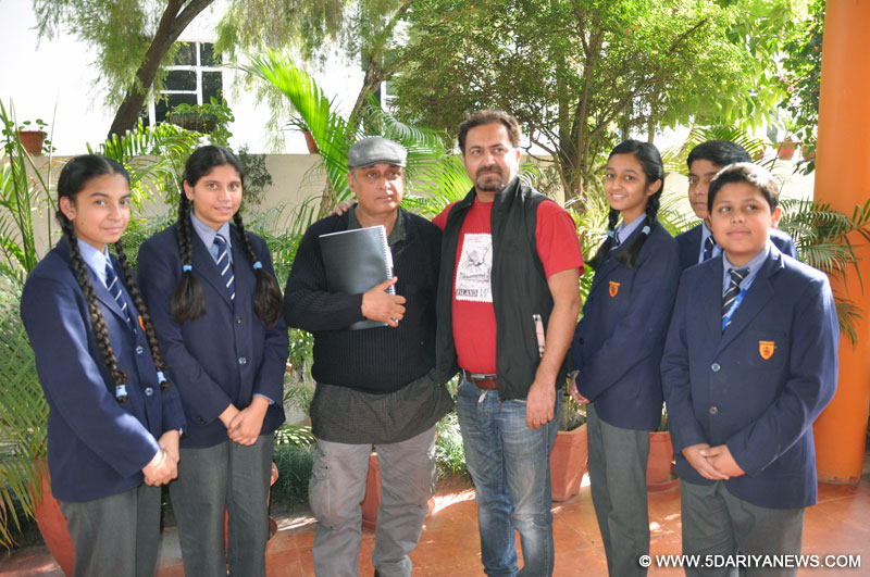 Eminent Actor interacts with students of Dikshant International School