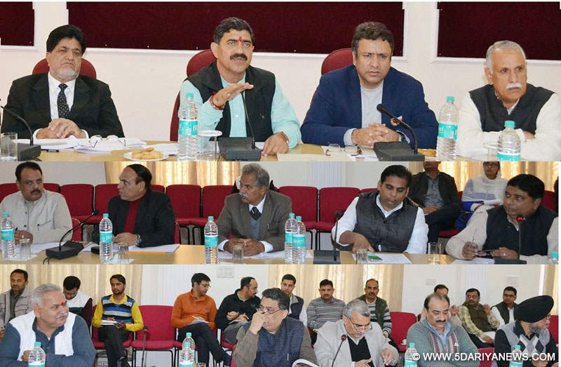 Jugal Kishore Sharma reviews DDUGJY implementation in Jammu, Poonch, Rajouri