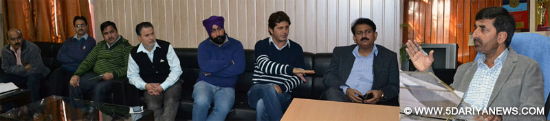 ADC chairs digitalization of cable network meeting at Udhampur
