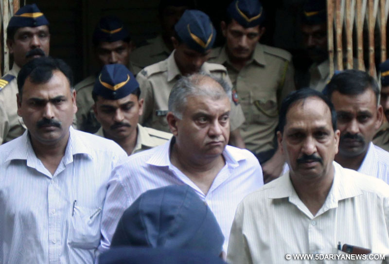 Mumbai: Former media baron Peter Mukerjea, one of the prime accused in the Sheena Bora murder case being taken to be produced before a Mumbai court on Dec 1, 2015.