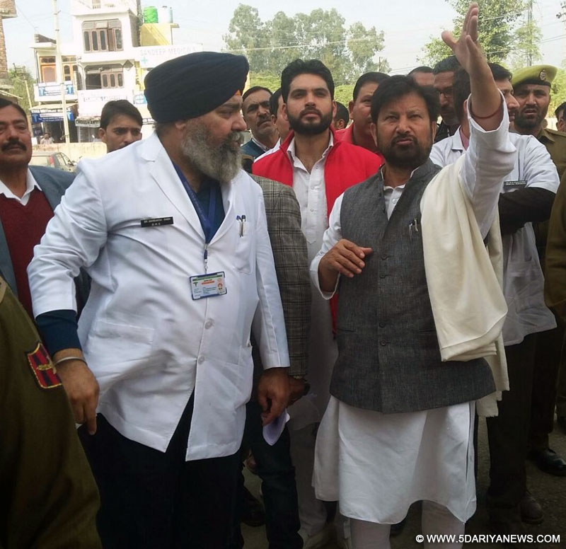 Lal Singh for better healthcare facilities in rural areas
