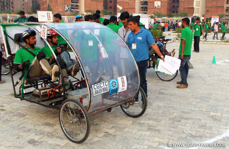 Students of CGC Jhanjeri developed robust light weight Effi-cycle with zero emission