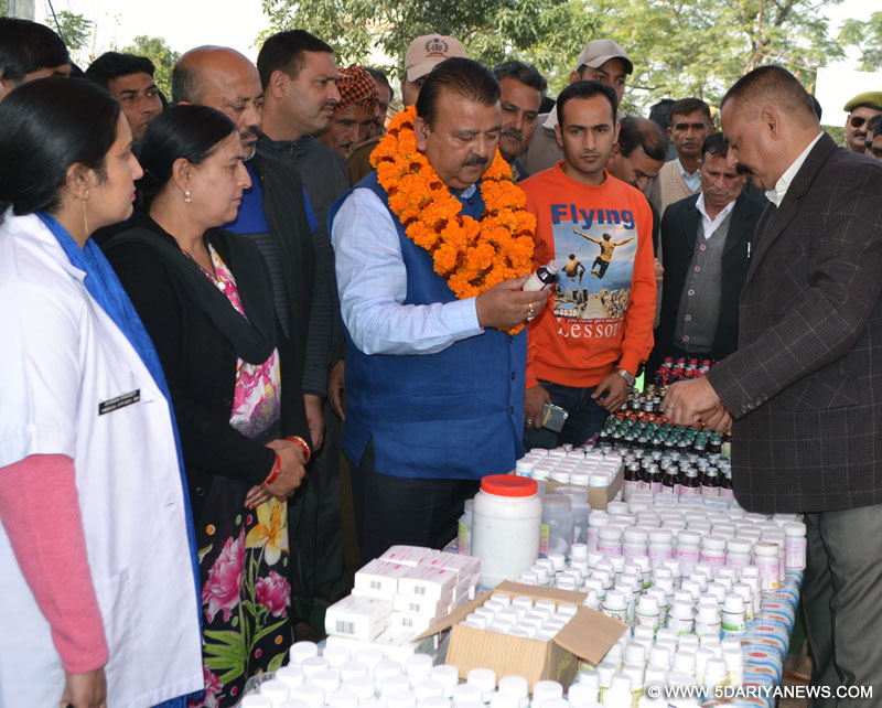 Chander Prakash Ganga inaugurates AYUSH camp