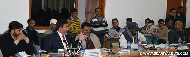 Bukhari Chairs DDB review meeting in Poonch